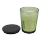 EV80587-04#7" 31oz Serene Ginger & Tambour Glass  Candle Wood