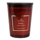 EV80587-08#7" 31oz Hazel Amber & Oak Glass Candle Wood