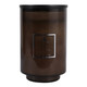 EV80589-01#10" 88oz  Noir Oud And Tobacco Glass Candle Wood L