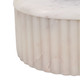 EV80591-02#4" 30oz Blanc Saffron & Suede Wt Marble Candle