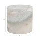 EV80592-03#4" 9oz Cashmere Vanilla & Musk Marble Stone Candle