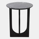 23552#22x18" Modern Accent Table, Black