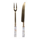 EV23515-03#S/2 13" Sebring Mother Of Pearl Carving Utensil 