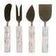 EV23518#S/4 4" Sebring Mother Of Pearl Cheese Knife Set 