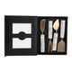 EV23518#S/4 4" Sebring Mother Of Pearl Cheese Knife Set 