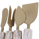 EV23518#S/4 4" Sebring Mother Of Pearl Cheese Knife Set 