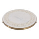 EV23520#14" Sebring Mother Of Pearl And Marble Tray