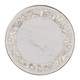 EV23520#14" Sebring Mother Of Pearl And Marble Tray