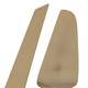 EV23522-02#S/2 13" Seville Beige Marble Cake Utensil Set 