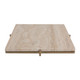 EV23524#15x15" Sheffield Travertine Tray