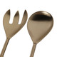 EV23525-01#S/2 11" Sheffield Travertine Salad Utensil Set 