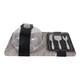 EV23531#S/5 16x10" Amherst Stone Cheeseboard And Knife Set