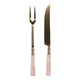 EV23548-02#S/2 13" Urbana Rose Quartz Carving Utensil Set