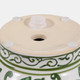 19140-02#Cer, S/2 5/7" Bowl Chinoiserie Planters, Green