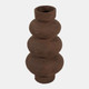 23575-01#17x8" Curvy Totem Ecomix Vase, Brown