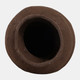23575-02#21x10" Curvy Totem Ecomix Vase, Brown