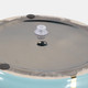 20318-05#S/2 6/7" Clouds Planter,vase, Light Turquoise/gold