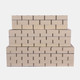 23585#S/3 10/11/12" Brass Inlay Boxes, Ivory