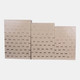 23585#S/3 10/11/12" Brass Inlay Boxes, Ivory