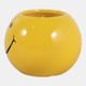 80600#4" 7 Oz Coconut Goji Smiley Face Candle, Yellow