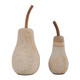 EV23596#S/2 8/10" Pear Impex  Palimanan Stone Statuary