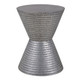 EV23624#Rotan Metal And Wood Accent Table