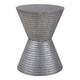 EV23624#Rotan Metal And Wood Accent Table