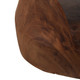 EV23628#Hilsan Carved Wood Stool Accent Table