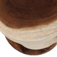 EV23628#Hilsan Carved Wood Stool Accent Table