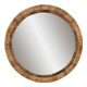 EV23629#Linear Woven Abaca Wall Mirror