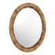 EV23629#Linear Woven Abaca Wall Mirror