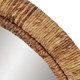 EV23629#Linear Woven Abaca Wall Mirror