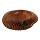 EV23631#Yalan Round Carved Wood Bowl