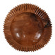 EV23631#Yalan Round Carved Wood Bowl