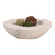 EV23634#Blanco Carved Teak Wood Bowl