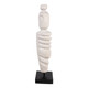 EV23638#Blanco Small Teak Tribal Statuary