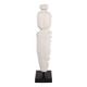 EV23638#Blanco Small Teak Tribal Statuary