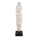EV23638#Blanco Small Teak Tribal Statuary