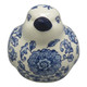 23670#S/2 6x5" Chinoiserie Birds, Blue/white