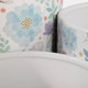 23694#S/3 8/10/12" Spring Flowers Footed Planters, Multi