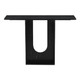 EV21417#42" Merrill Black Marble Console Table