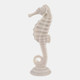 23735#4x4x12 Resin Sand Seahorse Natural