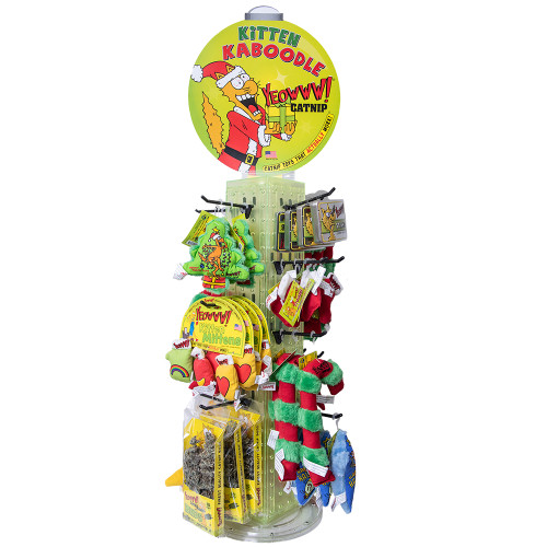 Holiday Kitten Kaboodle Display
