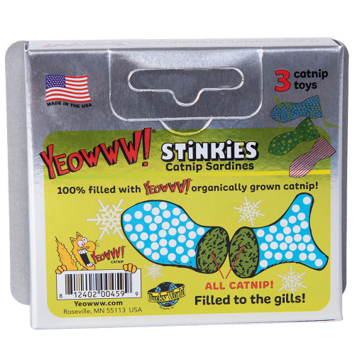 Holiday Stinkies Catnip Sardines Trio