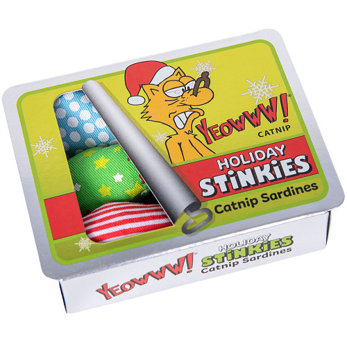 Holiday Stinkies Catnip Sardines Trio