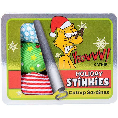 Holiday Stinkies Catnip Sardines Trio – Coming Soon!
