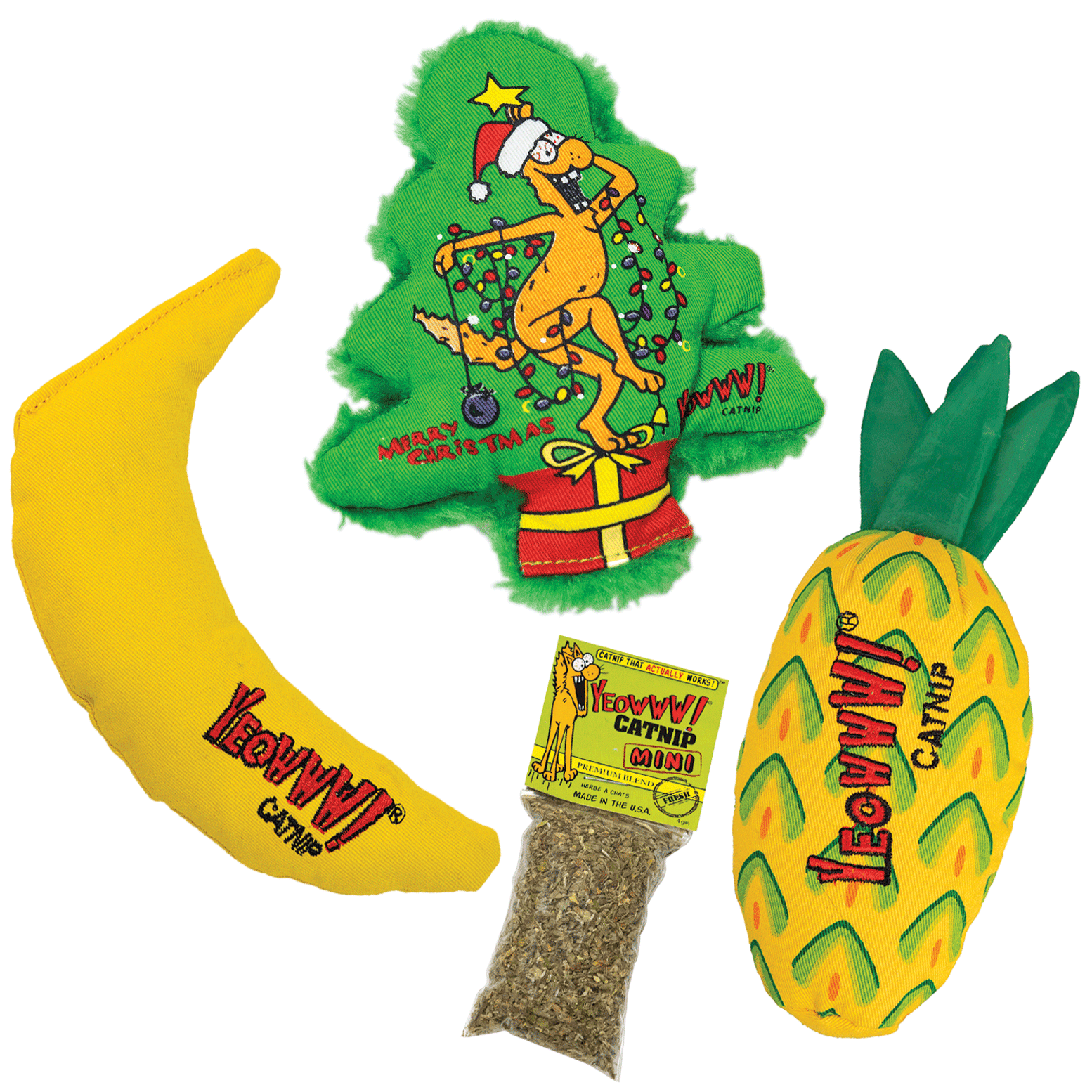 Kris Krinkle Holiday Gift Bundle - Yeowww! Catnip