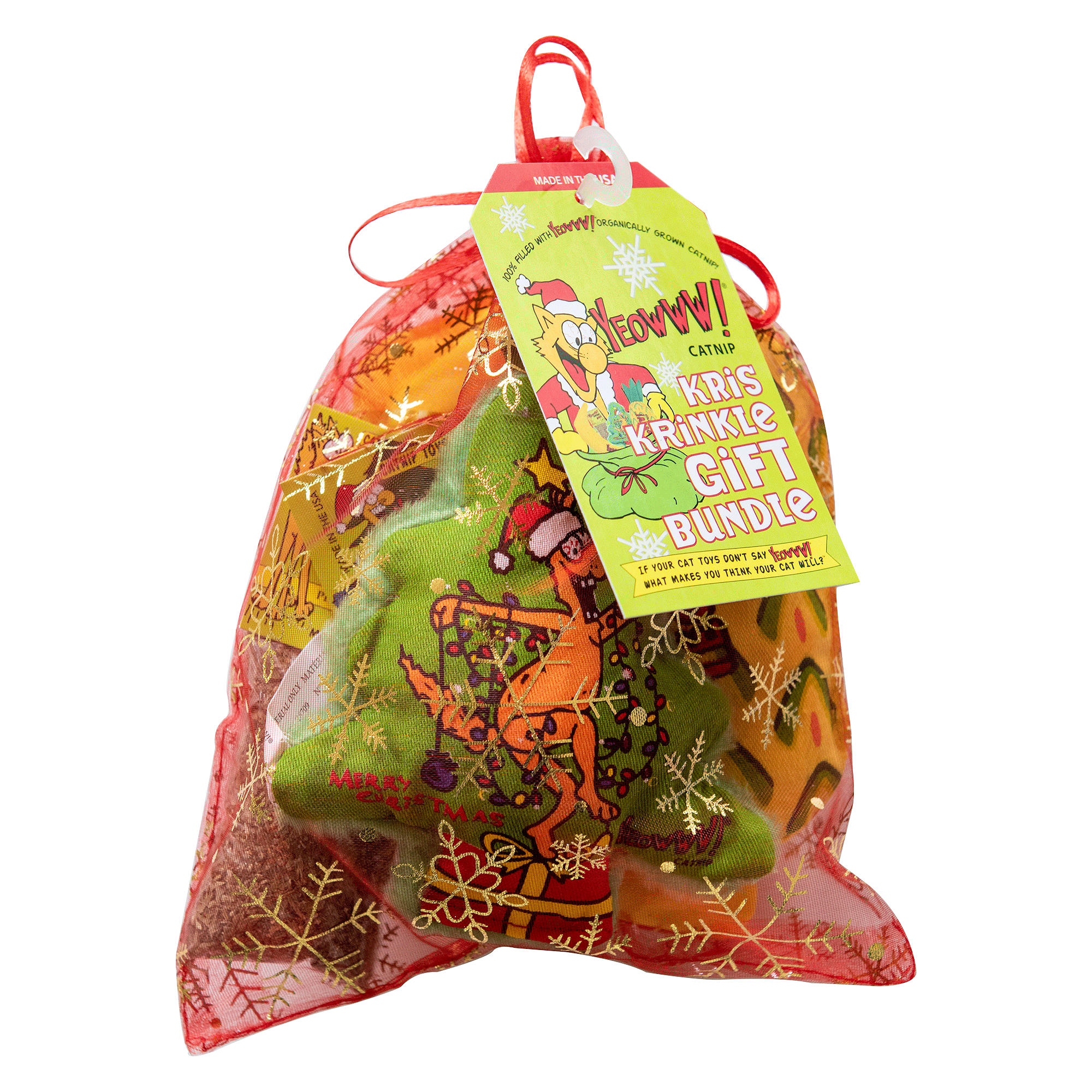 Kris Krinkle Holiday Gift Bundle - Yeowww! Catnip