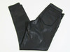 Banana Republic Women's Black Faux Leather Skinny Fit Jeans Size 26/2 Petite