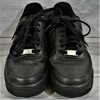 Nike Air Force 1 Triple Black Sneakers 315115-038 Women's Size 7.5